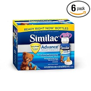 Similac Advance Early Shield Infant Formula with Iron, Ready to Feed, 8-Fluid Ounces (Pack of 24)