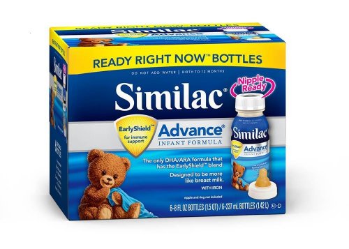 Similac Advance EarlyShield Ready Right Now Infant Formula with iron, 8-Ounce Plastic Bottles (Case of 24)