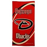Arizona Diamondbacks Red Swirl Beach Towel