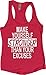 Orange Arrow Women's Stronger Than Your Excuses Racerback Tank