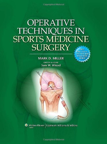 By Mark D. Miller MD Operative Techniques in Sports Medicine Surgery (Har/Psc) [Hardcover]