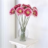 Set of 6 Loose Silk Gerbera Daisy