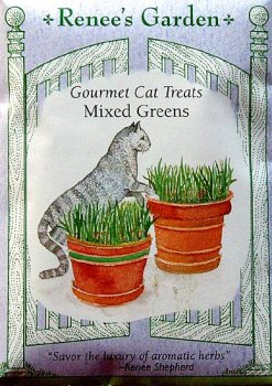 Childrens Toyshop  Outdoor Living : Cat Mixed Greens Seeds.