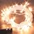5m Battery Operated Multi Function LED Fairy Lights Warm White Clear Cable