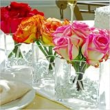 Glass Vase Wedding Centerpiece (Set of 3) Customize: Yes
