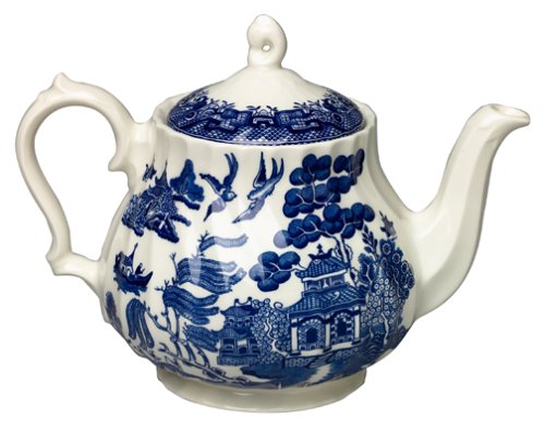 Churchill China Chelsea Blue Willow Tea Pot