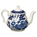 Churchill China Chelsea Blue Willow Tea Pot