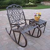 Oakland Living 2114-2106-2-AB Mississippi Outdoor Rocking Chair