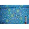 0,5 m * 1,4 m Stoff Streublumen blau hellblau La Zagala Hilco Baumwollstoff Baumwolle Blumen Blume Patchwork