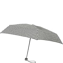 London Fog Ultra Mini Manual Umbrella,  Houndstooth

