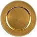 Round Metallic Gold Plastic Charger| 14