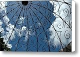Gazebo blue sky Canvas Print / Canvas Art - Artist Susanne Van Hulst