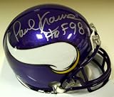 Paul Krause Signed Minnesota Vikings Mini Helmet