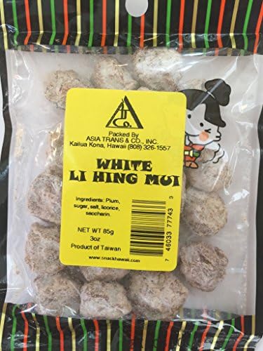 Asia Trans Hawaii White Li HIng Mui Seed 3 oz.