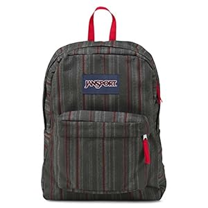 Jansport Superbreak Red Tape Grunge Stripe T50106F