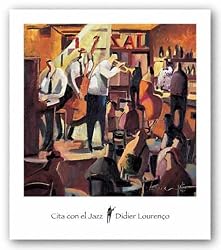 Cita con el Jazz by Didier Lourenco 12"x12" Art Print Poster