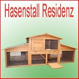 Riesiger HASENSTALL 2,25 m breit + Freigehege Kaninchenstall