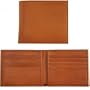 Floto Brown Leather Double Billfold - wallet