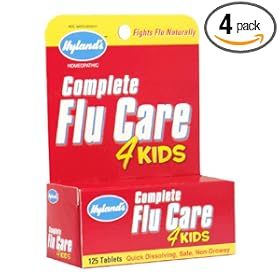 Hylands Homeopathic Flu Care 4 Kids 125 tab ( Multi-Pack)