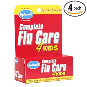 Hyland's Complete Flu Care, 4 kids, 125 Tablets (Pack of 4) by Hyland's Homeopathic