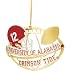 Baldwin University of Alabama Football Helmet 3-inch Sports Ornament