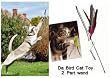Da Bird Interactive Feather Cat Toy - Easy Store / Pull Apart Rod