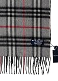 Burberry Cashmere Scarf - Burberry Grey Nova Check