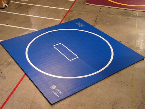 10'x10'x1.25" Dollamur Ultralight Flexi Wrestling Mat - Royal