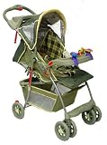 One Hand Folding Stroller by Dream On Me - Green