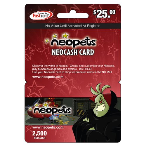 Neopets Neocash Card - $25