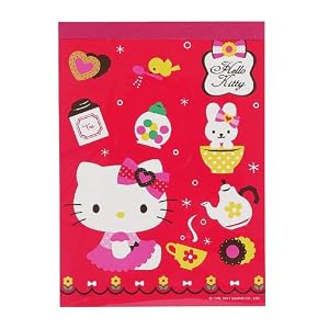 Sanrio Hello Kitty Coloring Pad w/ Stickers : Tea Time