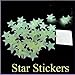 100pcs/pack Luminous Stars Noctilucent Decorative Stereoscopic Wall Stickers