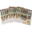 French Village Square Napkins Pack Luncheon Size 6.5 by 6.5 inches, pack of 20