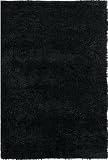 Wool Shag Area Rug 8square Black Wool Shag Area Rug 8square Black