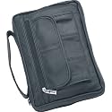 Embassy Patched Lambskin Leather Bible Cover w/ Strap