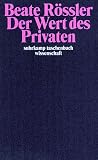 Produkt-Bild: Der Wert des Privaten (suhrkamp taschenbuch wissenschaft)