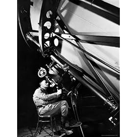 Astronomer Edwin Powell Hubble Looking Though Eyepiece of Telescope at Mt. Wilson Observatory Premium Photographic Poster Print Astronomer Edwin Powell Hubble Looking Though Eyepiece of Telescope at Mt. Wilson Observatory Premium Photographic Poster Print