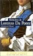 M�moires de Lorenzo Da Ponte, librettiste de Mozart