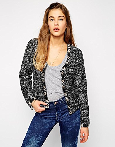 Maison Scotch Blazer with Aztec Print Trim 並行輸入品