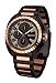Police 'Trooper' Gents Black IP And Rosegold Ip Bracelet With Black Dial Watch