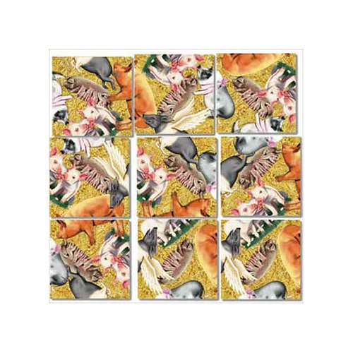 Childrens Toyshop  Toys : B Dazzle Pigs Scramble Squares 9 Piece Puzzle