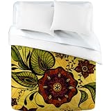 Duvet Cover Henna Floral (by DENY Designs)