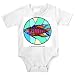 Onesie with macropodus, stained, opercularis, fish, glass