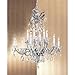 Classic Lighting 57112 MS S Via Firenze, Crystal, Chandelier, Millennium Silver