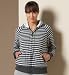 Info/Buy Hooded Stripe Fleece Jacket