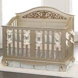 Chelsea Lifetime Convertible Crib in Antique Silver