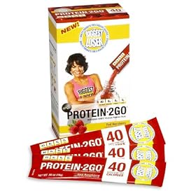 Designer Whey The Biggest Loser Protein 2go Paks - Red Raspberry 8ct, 4.48oz Carton