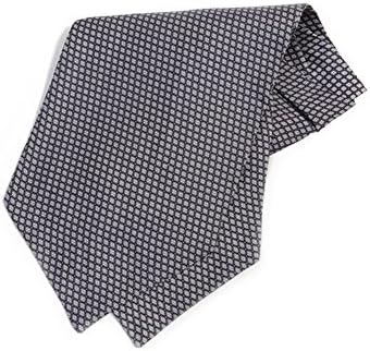 BG Geometric Fusion Silk Printed Ascot (Black)