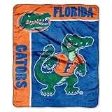 NCAA Florida Gators 50-Inch-by-60-Inch Raschel Plush Throw "School Spirit" Design