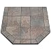 Chimney 49240 Riser For Royal Gris 48 in. X 48 in. Single Cut Corner Stove Board- 6 in. High
